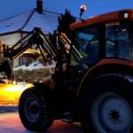 Brand eines Winterdienstfahrzeuges