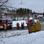 LKW Unfall auf der LB41 Höhe Oberlainsitz