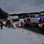 LKW Unfall auf der LB41 Höhe Oberlainsitz