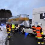LKW Unfall auf der LB41 Höhe Oberlainsitz