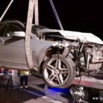 Verkehrsunfall mit zwei Pkws auf der A5