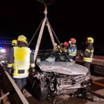 Verkehrsunfall mit zwei Pkws auf der A5