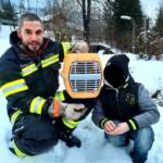 FW Rettenbach rettet Katze aus Kanal