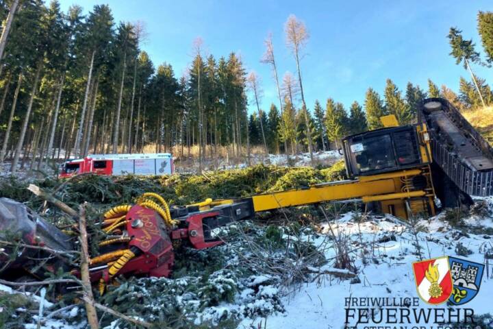 Schwerer Forstunfall in schwierigem Gelände endet tödlich