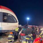 PKW kollidierte mit Zug