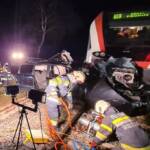 PKW kollidierte mit Zug