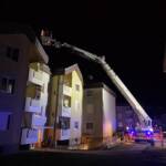 Teleskopmastbühne-Einsatz nach Sturmschaden