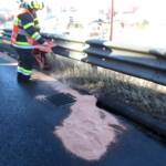 LKW Brand auf der S6 Fahrtrichtung Klagenfurt