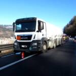 LKW Brand auf der S6 Fahrtrichtung Klagenfurt