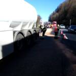 LKW Brand auf der S6 Fahrtrichtung Klagenfurt