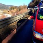 LKW Brand auf der S6 Fahrtrichtung Klagenfurt