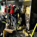 Brand auf einer Baustelle