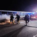 Fahrzeugbrand auf der A5 Nordautobahn