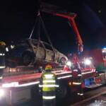 Fahrzeugbrand auf der A5 Nordautobahn