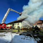 Bauernhaus-Brand in Oberwang