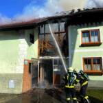 Bauernhaus-Brand in Oberwang