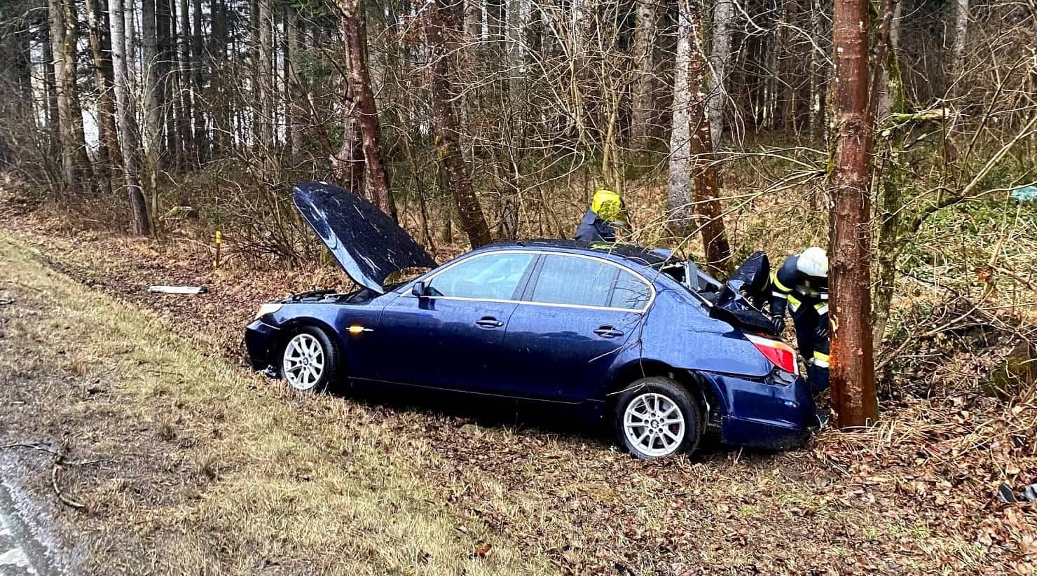 BFV Deutschlandsberg: Verkehrsunfall B76 im Johngraben