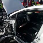 Verkehrsunfall in Sulzbach - Zwei Personen bei Frontalzusammenstoß verletzt