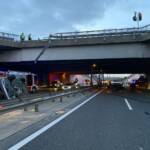 Verkehrsunfall im Bereich A22 / Floridsdorfer Brücke