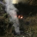 Brandentwicklung am Grünmüllplatz