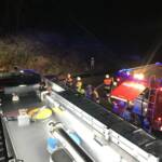 Brandentwicklung am Grünmüllplatz