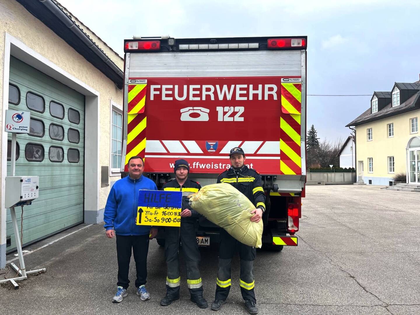 FF Weistrach: Humanitäre Hilfe für die Ukraine