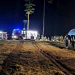 Großeinsatz bei Waldbrand in Modsiedl