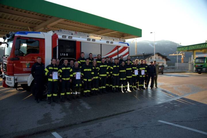 AFKDO Mondsee: Leistungsprüfung Branddienst