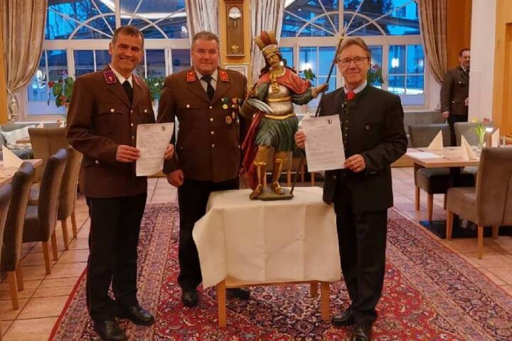 AFKDO Mondsee: Zwei neue Mitglieder bei der FF Mondsee