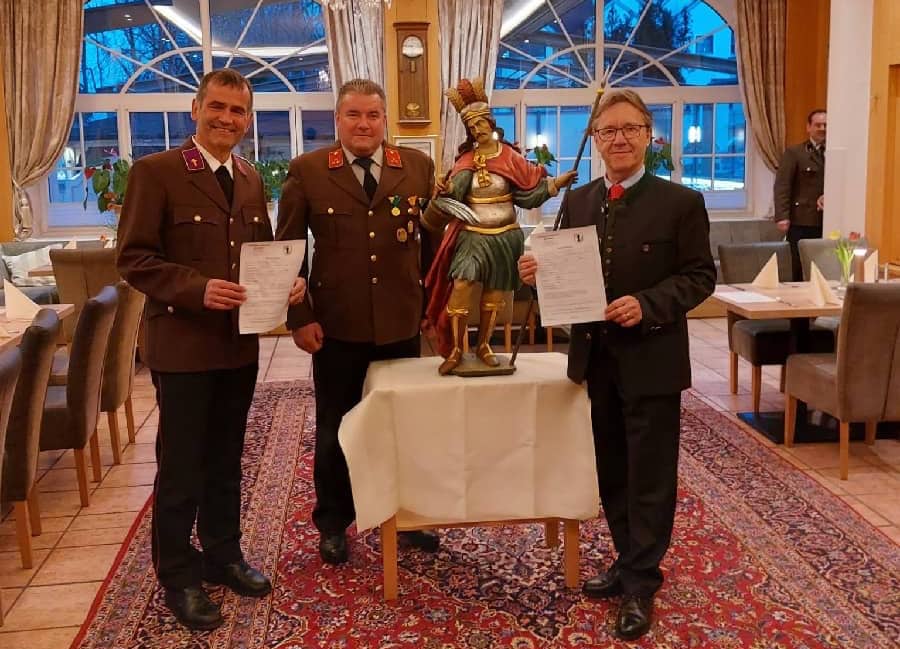 AFKDO Mondsee: Zwei neue Mitglieder bei der FF Mondsee