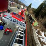 Schwerer LKW Unfall auf der A2 Südautobahn