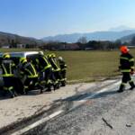 Verkehrsunfall mit zwei Fahrzeugen