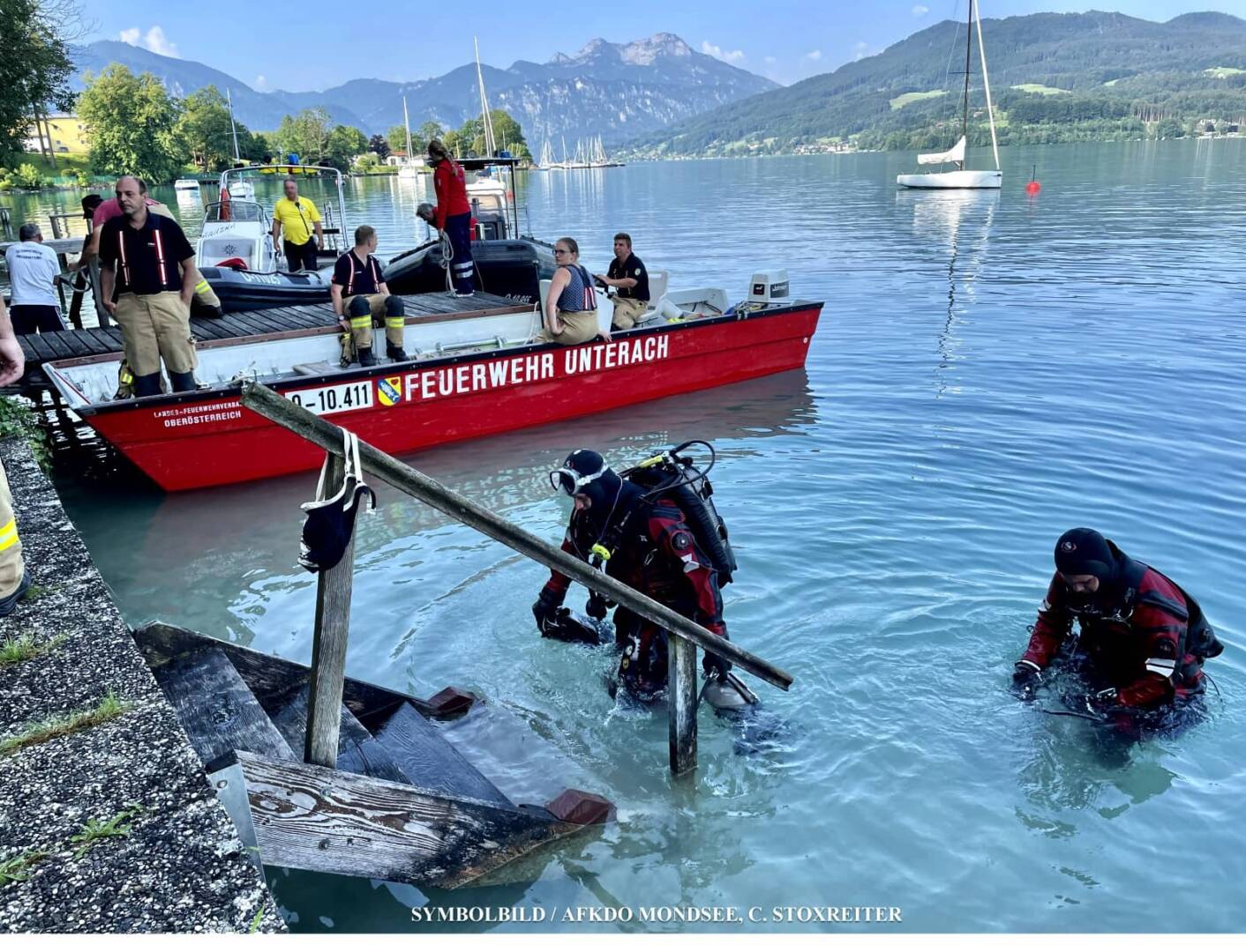 AFKDO Mondsee: Taucher vermisst im Attersee