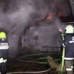 Wirtschaftsgebäudebrand in Mühlgraben