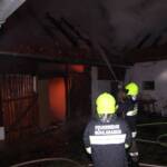 Wirtschaftsgebäudebrand in Mühlgraben