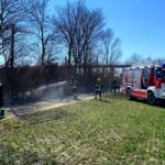 Flurbrand neben der Pottendorfer Linie