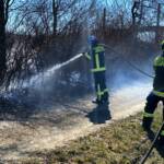 Flurbrand neben der Pottendorfer Linie