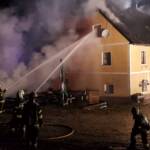 Wohnhausbrand eines landwirtschaftlichen Betriebes in der Rannach-Klamm