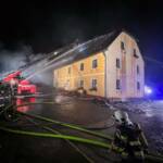Wohnhausbrand eines landwirtschaftlichen Betriebes in der Rannach-Klamm