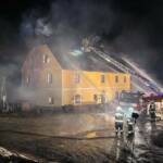 Wohnhausbrand eines landwirtschaftlichen Betriebes in der Rannach-Klamm