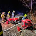 Wohnhausbrand eines landwirtschaftlichen Betriebes in der Rannach-Klamm