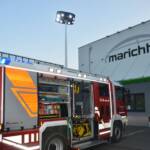 Übung beim Autohaus Marichhofer