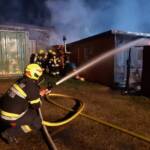 FF Leoben-Göss: Brand Gartenanlage Hirschgraben