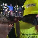 Aufwendige Pferderettung nach Verkehrsunfall