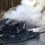 Fahrzeugbrand Fresacher Landesstraße L40