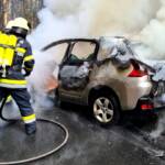 Fahrzeugbrand Fresacher Landesstraße L40