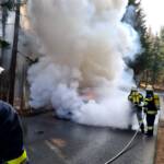 AFK Millstatt-Radenthein: Fahrzeugbrand auf der L40