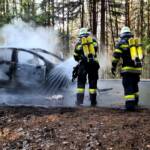 Fahrzeugbrand Fresacher Landesstraße L40