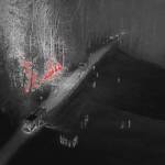 Brand eines Holzlagerplatzes