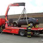 Fahrzeugbrand auf der A5 Nordautobahn